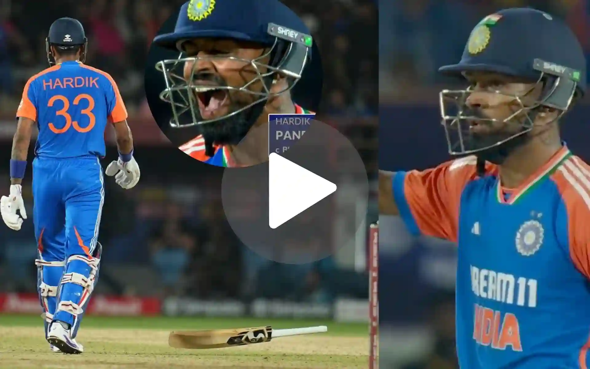 [Watch] Hardik Pandya Throws Bat, Curses Himself After Failing To Take India Home In Rajk